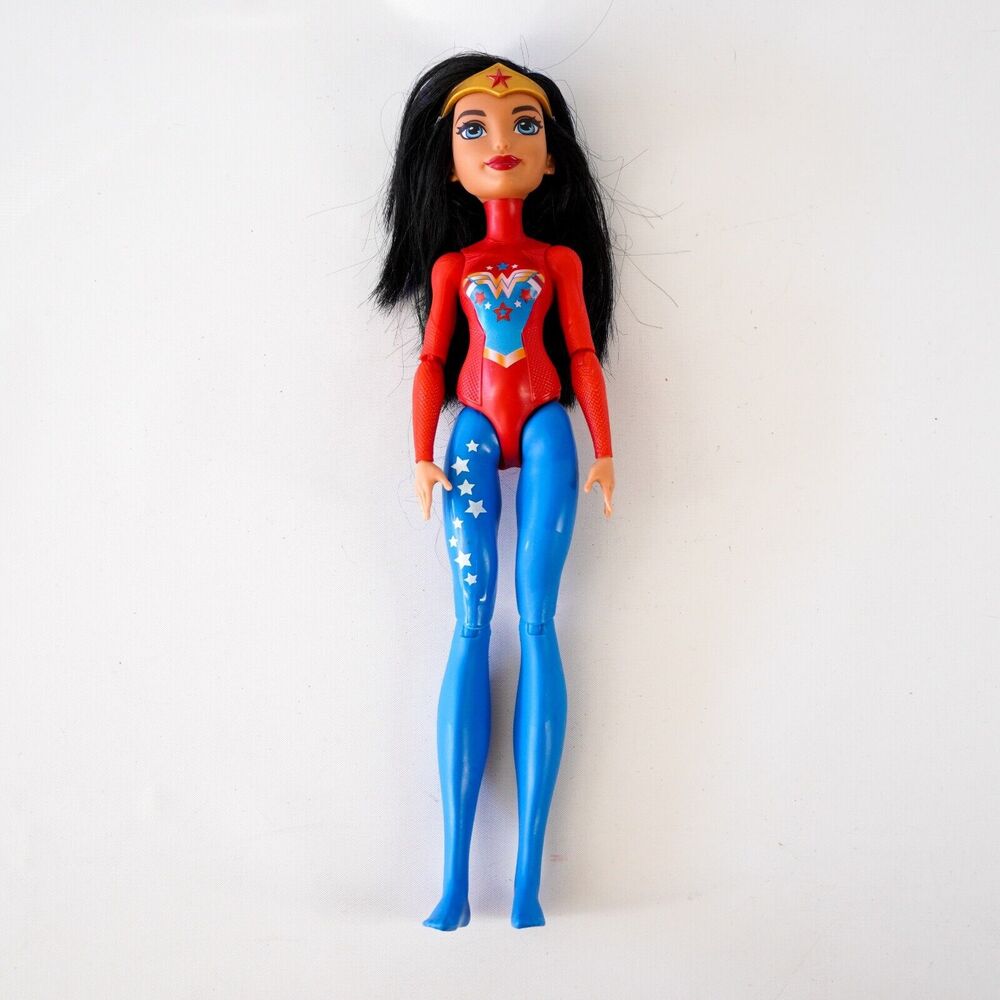 12" Wonder Woman Action Figure Super Hero Doll Toy Model 2016 Mattel Red Blue